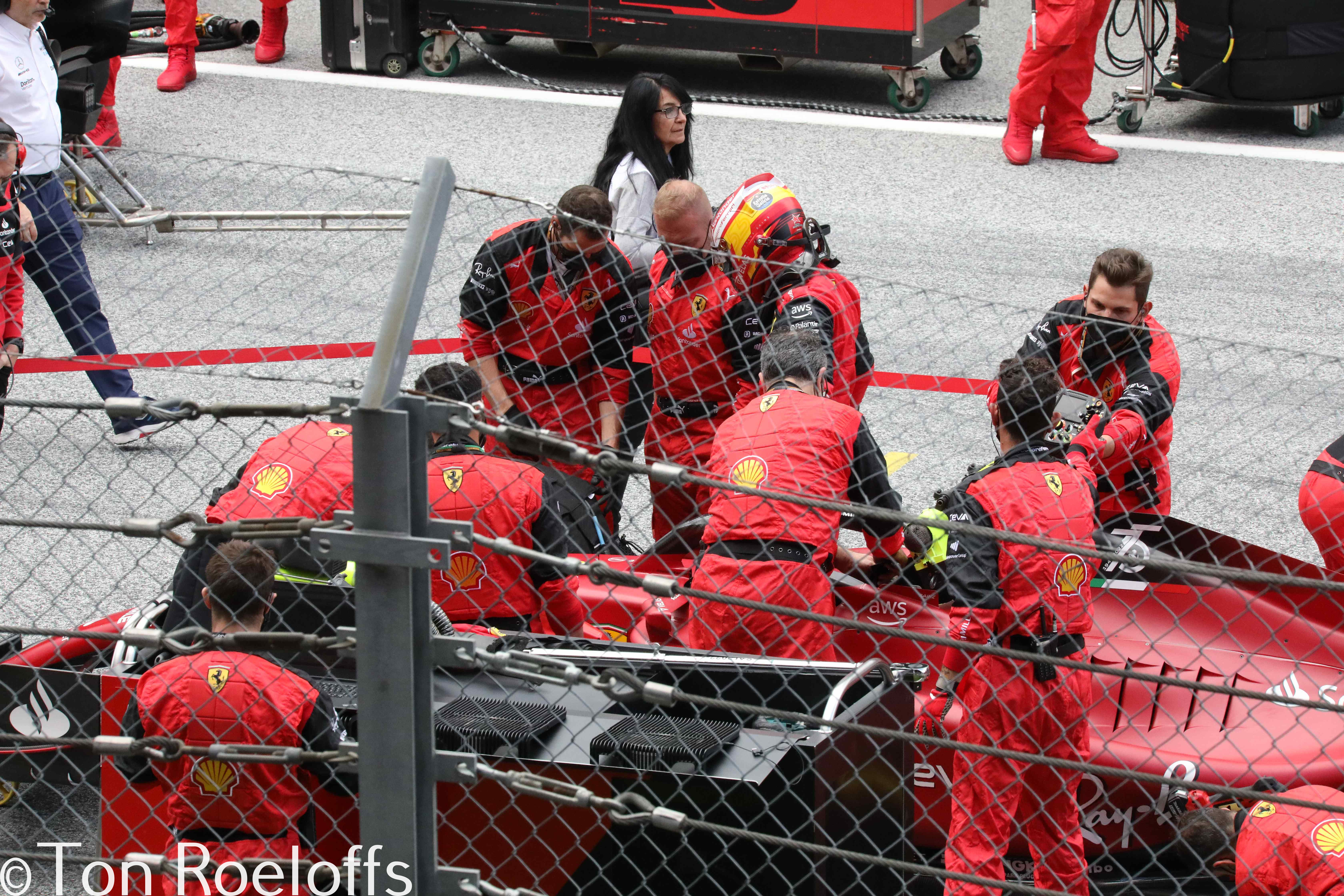 Verstappen pitbox